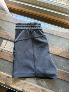 lululemon athletica Dark Gray/Charcoal Workout Shorts